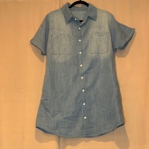 Denim washed dress